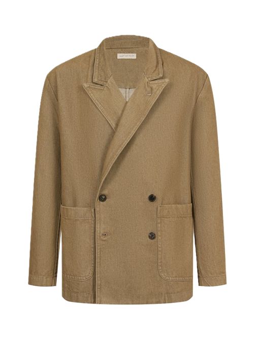 Giacca Camicia  Caplans Bis di Dries Van Noten Stone DRIES VAN NOTEN | 020730-2385-104STO